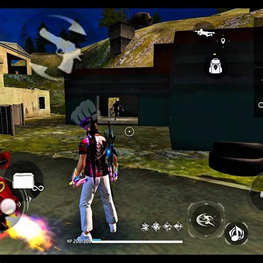 real ghost in free fire 💀 #freefire #ghost #horror