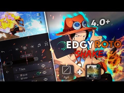 EDY ROTO shake Alight motion tutorial with wave warp shake Tutorial