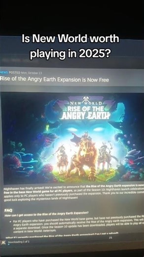 Is New World worth playing in 2025? #newworld #mmorpg #mmo