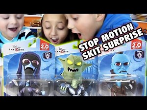 Disney Infinity Villains Stop Motion Surprise w/ Ronan, Yondu & Green Goblin (FGTEEV 2.0 Toys Skit)