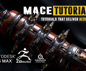 ArtStation - MACE Tutorial - COMPLETE EDITION - Master the art of Zbrush, 3Ds Max and Substance Painter | Tutorials
