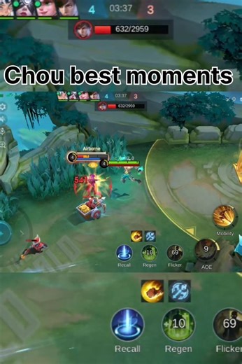 Chou best moments #mobilelegends #moba5v5 #mlbb #shorts #ytshorts