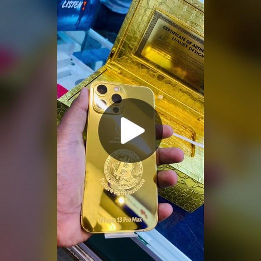 Limited Edition 24KT Gold iPhone 13 Pro Max Unboxing | Future Path Institute