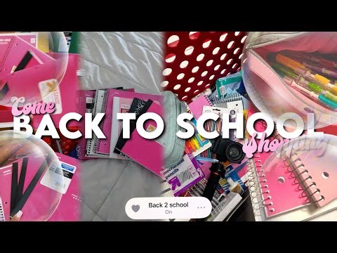 COME BACK 2 SCHOOL SUPPLY SHOPPING WITH ME ✏️📓 I COLLEGE SENIOR * + HAUL 🫧