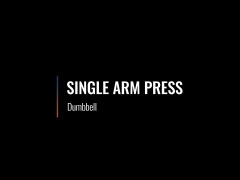 Single Arm Press