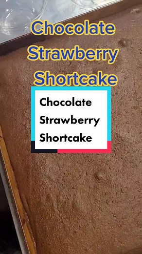 chocolate Strawberry Shortcake #evilbakerfam #fyp #easyrecipes