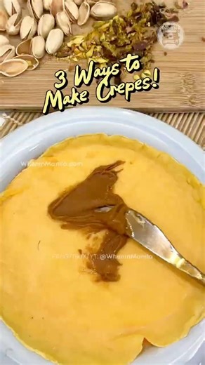 3 Easy Ways to Make Crepes: Nutty Crepe, Crispy Crepe, and a Microwave Crepe hack! 🥞✨ #cooking