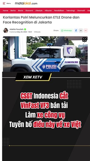#VinFast #vf3 làm xe CÀT Indonesia. #xuhuongtiktok #xuhuong #creatorsearchinsights