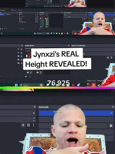 Jynxzi's REAL Height REVEALED! #Jynxzi #JynxziClips #jynxzifunnymoments #HeightReveal #fyp @Jynxzi