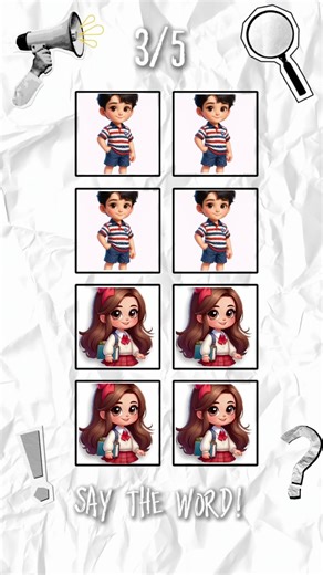 Say the word on beat level 1-5 BOY-GIRL #beatchallenge #rhythmchallenge #saythewordonbeat #funny