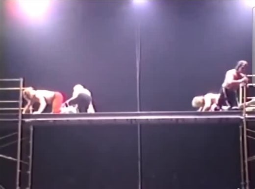 1.6K views · 32 reactions | December 2, 1984 Mid South Wrestling: The Rock N Roll Express vs The Midnight Express in a scaffold match | RassleRama | Facebook