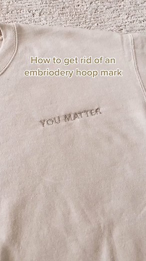 Removing Embroidery Hoop Mark: Easy Tips