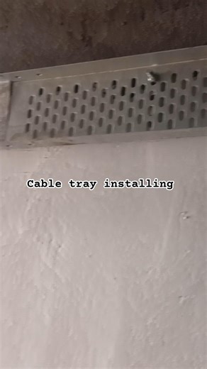 cable tray installing #shorts #viral #work #electrical #explore