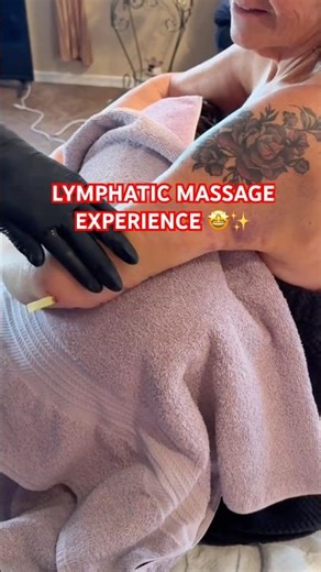 LYMPHATIC MASSAGE 🥰✨ #azskincare #lymphaticmassage #lymphaticdrainage #massage
