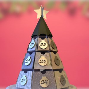 Christmas Tree Advent Calendar Kit - Etsy