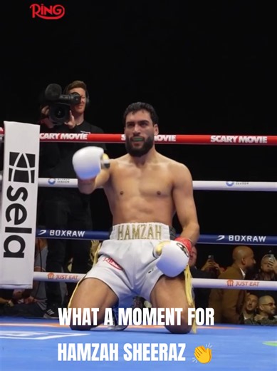 Hamzah Sheeraz is finally a world champion 🏆 Glory in Giza | May 23rd | Live NOW on DAZN 🥊 #boxing #usykrico #hamzahsheeraz