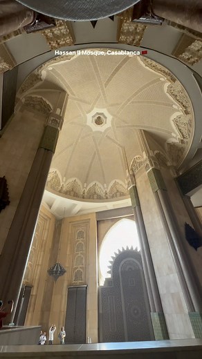 Impressive interior design at Hassan II Mosque in Casablanca 🇲🇦 @visit_morocco_ #visitmorocco #casablanca #tarikbelasri #morocco #tiles #mosaics #zelij #moroccaninterior #hassaniimosque | Tarik Belasri