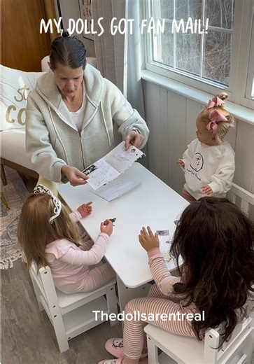 We got fan mail from Ella! 📬 #thedollsarentreal #dollmom #reborndoll #rebornroleplay #reborns