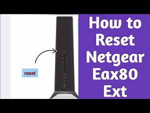 How To Reset Netgear Eax80 Ax6000 Mesh Extender | Reset Any Netgear Extender This Way | Devicessetup