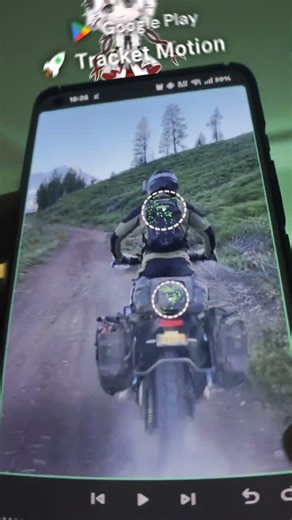 Testing my motion tracking video editor app for Android using video from: @MoskoMoto