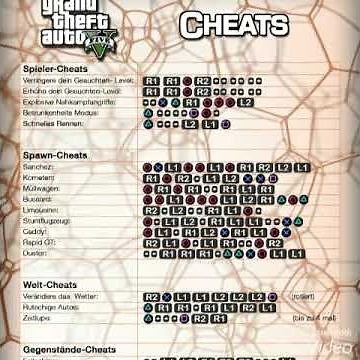Gta 5 cheats deutsch ps3 & ps4