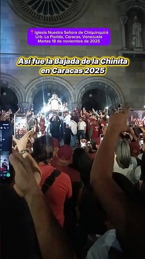 This is how the Descent of the Chinita was in Caracas 2025