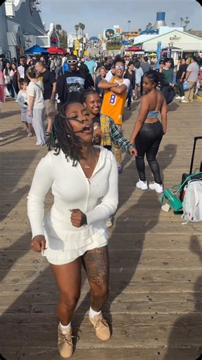 Danii Rivera on Instagram: "We had a time in Santa Monica ✨ #explore #dance #reels #vibes #fun"