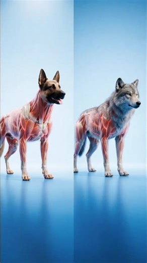 Your Dog Was Once a Wolf 🐺 #shorts #wolf #evolution