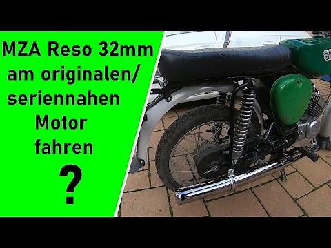Simson Tuning | MZA 32mm Reso am Serienmotor fahren Onboard Prüfstand S60 Serie Plus CO2radtechnik
