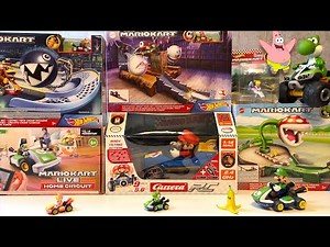 All New Mario Kart Sets Unboxing Review l Mario Kart Hot Wheels l Luigi Kart Live l Patrick ASMR