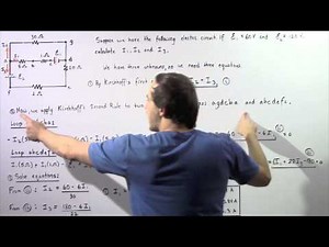 Kirchhoff's Circuit Rules Example # 4