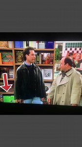 I’ve seen “The Bookstore” episode of Seinfeld half a dozen times and never noticed this. The green book next to Jerry Seinfeld is Lucky You, published in 1997. | Carl Hiaasen