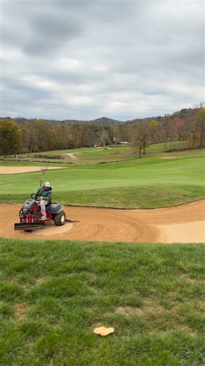 The ultimate sand tray therapy for golfers! 🙌🏻⛳️ Close your eyes. Take a deep breath. And imagine your ball landing anywhere but here! 🧘🏻‍♂️ #golf #bunker #sandtraytherapy | Pete Dye Golf Club