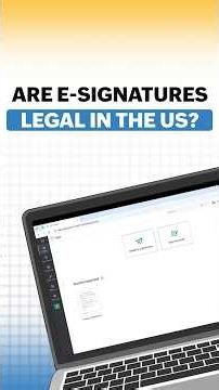 Are e-signatures legal in the US? | eSign's legal validity in the United States | Zoho Sign