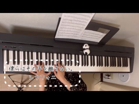 【僕らはその手を離さない。／シクフォニ】ピアノで弾いてみた