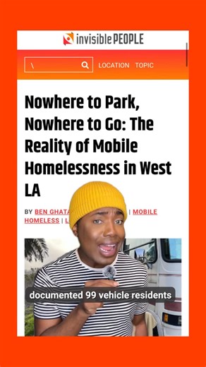 Invisible People on Instagram: "Over 13,000 people in the Greater Los Angeles area now live in cars, vans, or RVs. Mobile homelessness is not a choice. It’s the result of systemic gaps in housing, services, and city response. How is your city helping people forced to live in their vehicles? Today in Invisible People’s Homelessness News: Week of August 11th. Hosted by @cblakealexander For more, visit: invisiblepeople.tv/news or sign up for our bi-weekly email: invisiblepeople.tv/email"