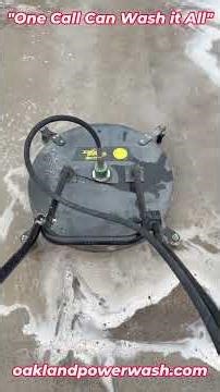 Concrete Cleaning with Oakland Power Washing