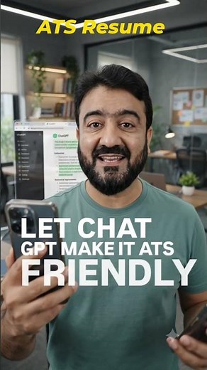 Make Your Resume ATS Friendly Using ChatGPT | Job Hack