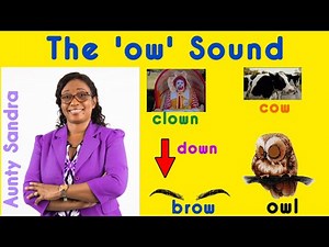 Diphthong 'ow' Sound | Blending Letter Sounds | Learning to Read and Spell | Listening Skill