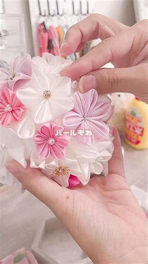 Fill the gaps‼️ #Handmade #BallBouquet #TsumamiZaiku