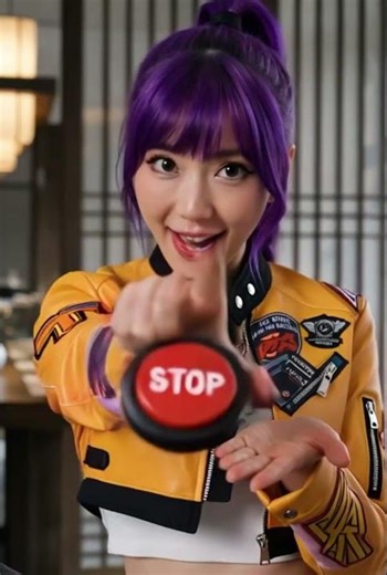 She Pressed STOP… Everything Froze 🛑 | Rumi Moment