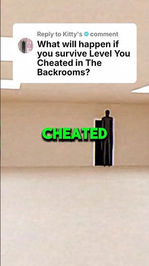 ⚠️What Happens When You Survive Level You Cheated - Found Footage⚠️ #backrooms #shorts