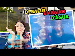 QUEM GANHAR MAIS DESAFIOS NA PISCINA VENCE | Luluca