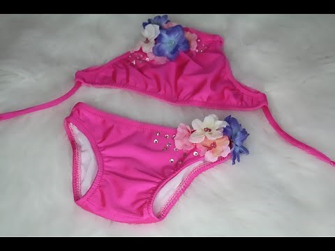 DIY Traje De Baño Para Niña / Bikini Para Niña