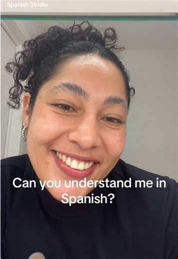 Can you understand me in Spanish? #learnspanish Spanish listening practice #spanishtiktok comprehension input practice #spanishteacher