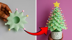 How to Make Paper Christmas Tree 3D Tree