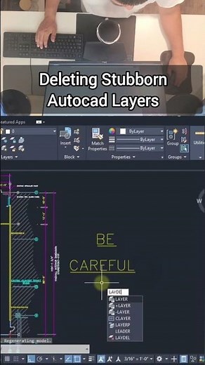 Deleting Stubborn Autocad Layers