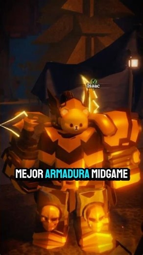 La MEJOR Armadura MIDGAME con SOLO MINERALES RAROS en The Forge #forge #roblox #RobloxForge #shorts