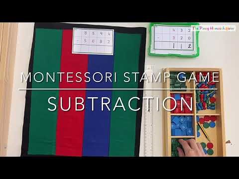 Learning Subtraction Using Montessori Stamp Game