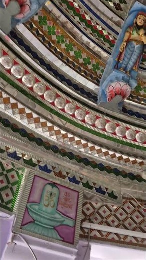 Beautiful ceiling paintings of a Temple. # Culture